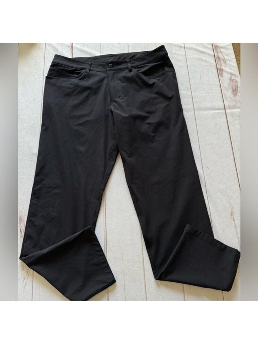 Lululemon Men’s Black Business Casual  Pants No Tag Size See Approx Measurements